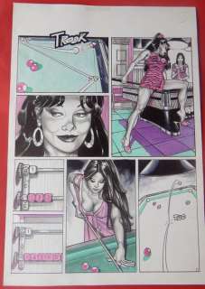 Casotto, Giovanna - 1 Original colour page - Selen - Mauvaises habitudes - 1990 | Catawiki
