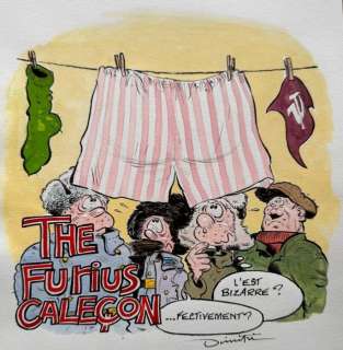 Dimitri - 1 Original colour page - Le Goulag T17 - The Furious caleçon | Catawiki