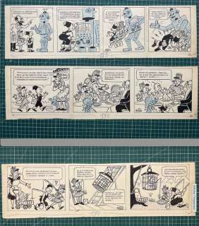 Rob-Vel - 3 Original strip - Babouche - 1938/1939 | Catawiki