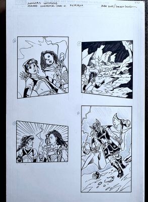 Alba Glez, Walden Wong | Avengers Unlimited Asguard Confidential (part I) panels 26-29 | Walden Wong