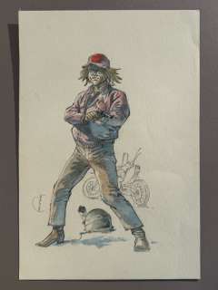 Hermann - 1 Original colour drawing - Jeremiah | Catawiki
