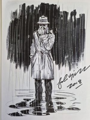 ORIGINAL JOHN HIGGINS ART SKETCH WATCHMEN RORSCHACH SIGNED | eBay US