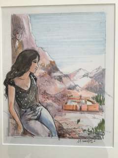 Charles, Jean-François - 1 Original colour drawing - Ella Mahé - Projet de couverture | Catawiki