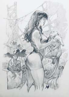 Jula, Andrea - 1 Original drawing - Druuna | Catawiki