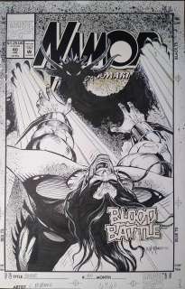 Shawn McManus / Scott Kolins - Namor, The Sub-Mariner #40 Cover 1993