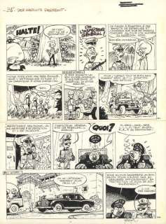 Jean-Claude Fournier | Planche originale n° 35 - Des haricots partout - Spirou et Fantasio | Daniel Maghen