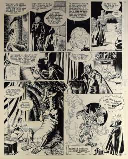 Ribera, Julio | DRACURELLA Planche originale Ã  l’encre de chine n°46 du second | Cornette de St Cyr