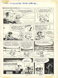 Jean-Claude Fournier | Planche originale n°13 - Du Glucose pour Noémie - Spirou et Fantasio | Daniel Maghen