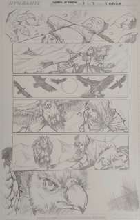 Sergio Dávila (Pencil) - 1 Original page - Swords of Sorrow #1, Page 3