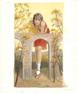 Jean-Pierre Gibrat - Illustration originale réalisée pour l‘affiche du 12ème festival BD Buc en 2005 - Le Sursis