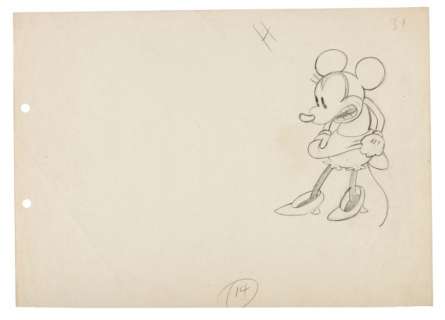 MINNIE MOUSE "KARNIVAL KID" ORIGINAL PRODUCTION DRAWING. | Hake’s