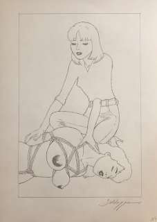 Baldazzini, Roberto - 1 Original page - Bondage Hotel - Pag. 37 | Catawiki