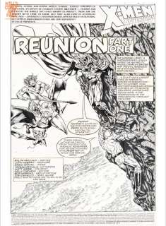 Greg Adams John Herbert - X-Men Adventures #12 Pg 1 Splash (Marvel, 1995)