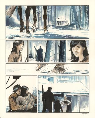 Bernard Vrancken | Nouvelle France, Chapitre I, planche orig | Daniel Maghen