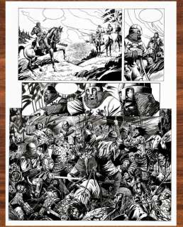 José M. Saurí - 1 Grande page originale - Arthur Vol 1: The Only and Future King – Hand Signed | Catawiki