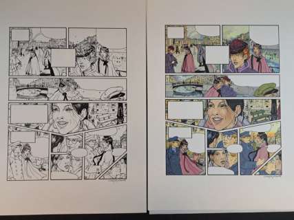 Ghigliano; Tomatis - 3 Original page - Solange - La Grande Illusione | Catawiki