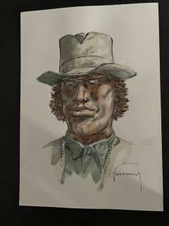 Hermann - 1 Original colour drawing - Comanche - Red Dust | Catawiki