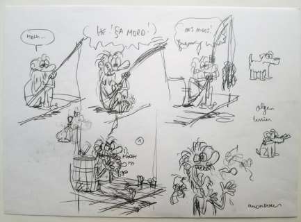 Cromheecke, Luc | 20 original sketches  - L’ÃŽle Carrément Perdue | Catawiki