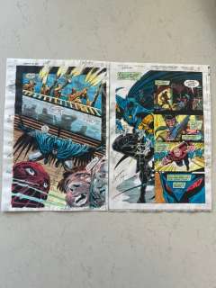 Adrienne Roy - 2 Guide de couleurs original - Batman - Shadow of the Bat | Catawiki