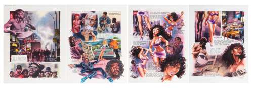 Dany | Lavilliers, ensemble de 4 planches Ã … | Millon