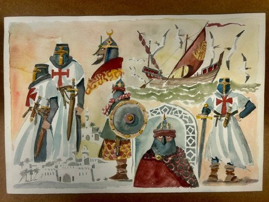 Vianello, Lele - 1 Original colour drawing - Marco Polo | Catawiki