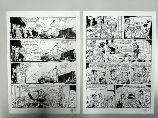 Stédo - 2 Original page - Mafia Tuno - Tome 1 - 2011 | Catawiki