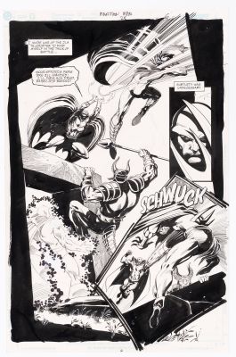 TOM MANDRAKE MARTIAN MANHUNTER VOL. 2 #28 COMIC BOOK PAGE ORIGINAL ART. | Hake’s