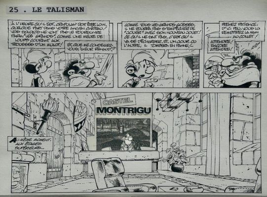 Seron, Pierre - 1 Original page - Les Petits Hommes - T. 43 - Castel Montrigu - page 25 - 2007 | Catawiki