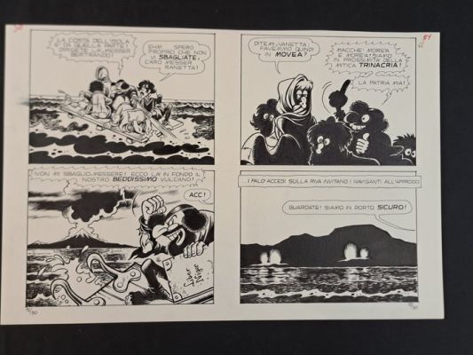Magnus & Romanini - 2 Original page - La Compagnia della Forca - La Traversata Maledetta | Catawiki
