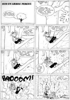 Tillieux | César et Ernestine, planche n°206 Ã  l’encre de … | Banque Dessinée