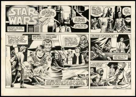 Manning, Russ - STAR WARS SUNDAY #29 Sunday Strip | ComicConnect