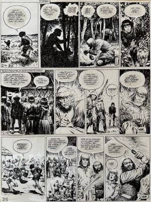 Kresse, Hans G. - 1 (parts) page originale (3 sections) de L’histoire de Bor Kahn - Eric de Noorman - 1987 | Catawiki