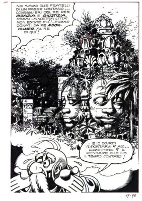 Magnus - 1 Original page - La Compagnia della Forca #17 - "I Due Genii Siamesi" - 1978 | Catawiki