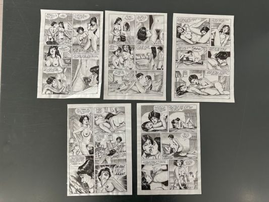 Vo Linh - 5 Original page - Violence de l’amour - 1990 | Catawiki