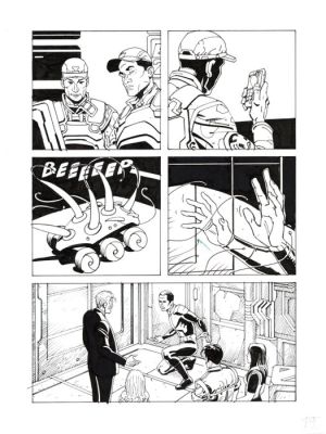 Bonazzi, Germano - 3 Original page - Nathan Never Gigante #10 - "I ribelli di marte" - 2000 | Catawiki