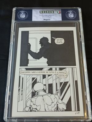 Magnus - 1 Original page - Necron - Strage in vagone letto - 1981 | Catawiki
