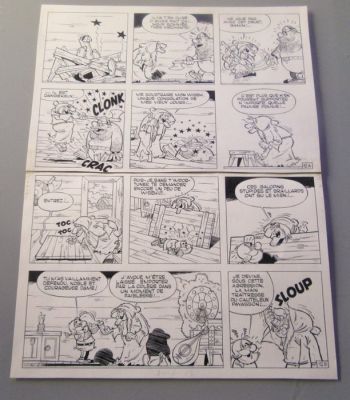 Remacle - 2 Original page - Hultrasson - chez les Scots - 1965 | Catawiki