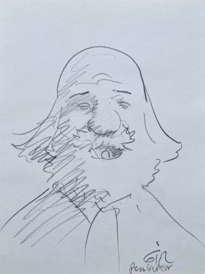 Giraud, Jean - 1 Original drawing - Blueberry - Jimmy Mc Clure - (1980’s) | Catawiki