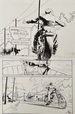 Roland Boschi - 1 Original page - Ghost Rider - Vol 6 #23 page 22 - 2008 | Catawiki