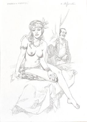 Biffignandi, Alessandro - 1 Original drawing - Omaggio a Magnus | Catawiki