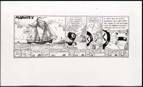 Millionaire, Tony - MAAKIES WEEKLY COMIC STRIP Strip Art