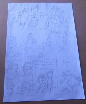 Hermann - 1 Original preliminary drawing - Jeremiah - Le petit chat est mort - 2010 | Catawiki