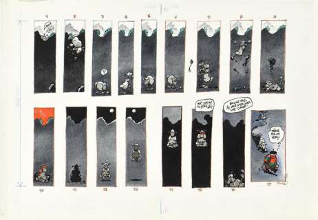 F’MURRR. Alp 13.. Pl. 228. Encre et couleurs directes. 33 x 48 cm env | Aponem