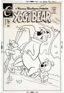 Ray Dirgo Yogi Bear #2 Cover Original Art