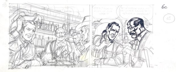 Magnus - 1 Original preliminary drawing - Magnus, Tex | Catawiki