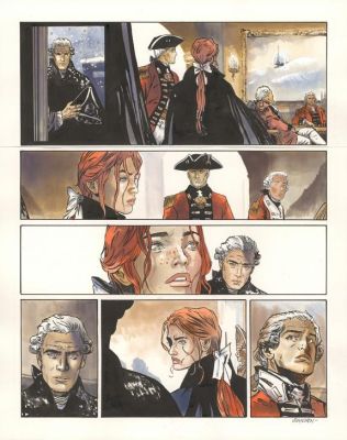 Bernard Vrancken | Chapitre III, planche originale n°55 - Nouvelle France | Daniel Maghen