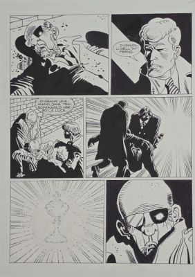 Alessandrini, Giancarlo - 1 Original page - Martin Mystère - Gigante n.1 " Il Segreto di San Nicola" | Catawiki
