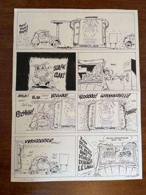 Achdé - 1 Original page - les damnés de la route | Catawiki