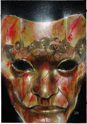 Continue Shopping | EXQUISITE CORPSES #2 MARTIN SIMMONDS ORIGINAL COVER ART | Scott’s Collectables