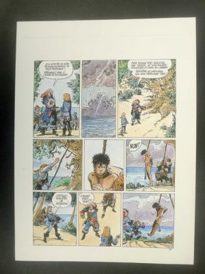 Franz (Drappier, Franz) - 1 Original colour page - Compagnons de fortune - P. 21 - couleur directe - 2001 | Catawiki